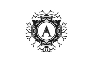 Exploring the Beauty and Versatility of Floral Monogram Logos: The Elegant Letter A for Weddings and Boutique Design