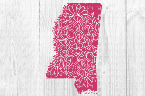 Exploring the Mississippi MI Floral Mandala State Cut File: A Creative Asset for Modern Designers
