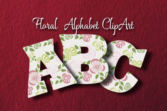 Floral Alphabet ClipArt: A Practical Design Resource for Creative Professionals