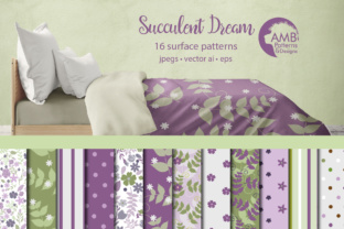 Purple Floral Papers for Creative Crafting and Design Projects