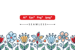 Seamless Floral Border: A Versatile Design Asset Done Right