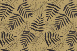 Small Floral Tropical Leaf Autumn Color Pattern