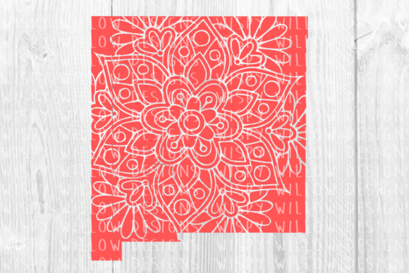 Unlocking Creativity with the New Mexico NM Floral Mandala State Cut File