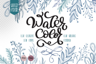 Watercolor Leaves Collection: Elevating Creative Work with Timeless Elegance